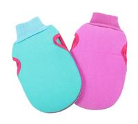 FRCOLOR 2piezas Guantes De Baño Exfoliantes Para y Cuerpo Para Adultos Guante Exfoliante Lavado Corporal Baño y
