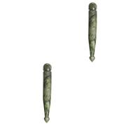 FRCOLOR 2piezas Herramienta De Masaje Facial De Jade Masajeador De Puntos De Acupuntura Rodillo De Jade Para Aliviar Migrañas y Relajar Para Casa y Spa