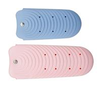 FRCOLOR 2piezas Manguitos De Aislamiento De Calor Para Alisar y Rizar El Cabello Esterilla Protectora De Silicona Funda Para Rizador De Pelo Uso El Hogar