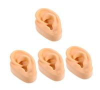FRCOLOR 2piezas Modelo De Oreja Izquierda De Silicona Realista para Bromas y Educación Médica Prop De Simulación De Oreja Humana para Estudiantes De Anatomía y Diversión Entre