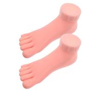 FRCOLOR 2piezas Modelo Silicona Realista Para Práctica De Uñas Herramienta y Portátil Para Técnicas De Manicura