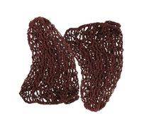 FRCOLOR 2piezas Redecillas De Ganchillo Pelo Mujer Tejido De Rayón Redes Para Dormir Malla Transpirable Protección Cabello Rizado