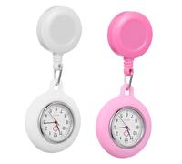 FRCOLOR 2piezas Reloj De Profesional Dije Reloj De Bolsillo De Silicona Auxiliar De Enfermeria
