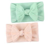 FRCOLOR 2piezas Sombreros Diadema Lazo Hecha de Material de Nailon Textura de Jacquard Accesorio Cabello para Pequeños para Cinta de Sudor de Cabeza