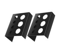 FRCOLOR 2piezas Soporte Tinta Unidades Orificios Organizador Metal Soporte Tinta Maquillaje Exposicion Tienda