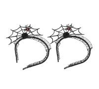 FRCOLOR 2piezas Tocado De Pelo De Araña Diadema De Araña De Fieltro Para Halloween y Día De Muertos