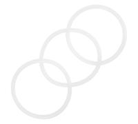 FRCOLOR 3 Anillos de Goma para Cuencos Cantores, Anillos Tóricos de 8,5 Cm, Tapetes Resistentes de Goma para Meditación y Percusión Manual, Accesorios Compactos y Duraderos