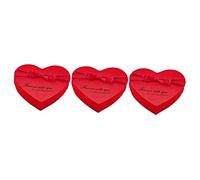 FRCOLOR 3 Cajas Caja De De Flor De Jabón San Valentin Mercancías Decoraciones De Lujo Lujos Recuerdos De Boda Para Invitados Ramillete De Rosas Rojas Birthday Ramo Paño Rojo