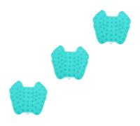 FRCOLOR 3 Cepillos De Silicona Para Pies Masajeadores Para Pies Almohadilla De Masaje De Silicona Para Pies Alfombrilla De Masaje De Silicona Masajeador De Pies Limpiador De Pies