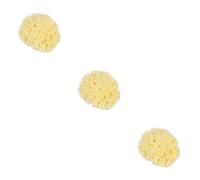FRCOLOR 3 esponjas faciales desechables limpiador facial lavado de baño para el cuerpo esponja de panal de abeja prensa en el envoltorio de uñas baño bebé natural Grecia