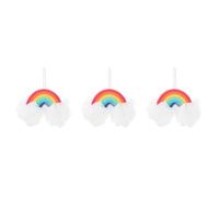 FRCOLOR 3 Esponjas para Bebé Estropajos para El Hogar con Forma de Arcoíris Adorables Estropajos de Baño de para Recién Nacidos.