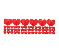 FRCOLOR 3 Juegos Apósito Adhesivo Vendajes Para Heridas En Forma De Corazón Vendaje Portátil Adorables Lesionados Pequeña Pegatinas Vendas Impermeable Rojo 50 Uds * 3