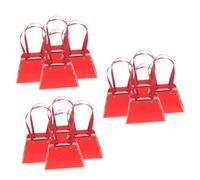 FRCOLOR 3 Juegos Caja De Flores Portátil Favor Bolsas Bolso Del Favor De Fiesta Ramo Bolsa De Cosméticos Acolchada Bolsas De Papel Artesanales Mini Bolsas Rojo Papel Especial 4 Uds * 3