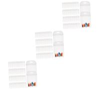 FRCOLOR 3 Juegos Cinturón De Pastillas Transparente Bolsa De Joyería Para El Hogar Bolsas Organizadoras De Bolsos De Pastillas De Sellado Para El Hogar Eva 50 Uds * 3