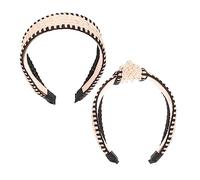 FRCOLOR 3 Juegos De Accesorios Para Mujeres Y Niñas Diademas Anudadas Diadema Tejida Diadema De Moda Para Mujer Accesorio Para Cabello Rizado 2 Piezas X 3