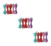 FRCOLOR 3 Juegos De Cordón Elástico Para Hacer Collares Pulseras Abalorios 5 M 5 Unidades X 3