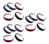 FRCOLOR 3 Juegos De Diademas Cómodas De Ala Ancha Diademas De Moda Para Niñas Y Mujeres En Tela Suave 5 Unidades X 3