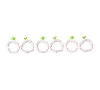 FRCOLOR 3 Juegos De Diademas De Felpa Con Diseño De Frijol Para Maquillaje Cuidado De La Piel Diadema Elástica Para Mujeres Y Niñas 2 Unidades X 3