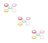FRCOLOR 3 Juegos De Diademas De Flores De Aro Para El Pelo De Moda Para Mujer Diadema Para Novia Festival Fiesta Boda 5 Piezas X 3