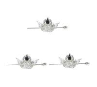 FRCOLOR 3 Juegos De Horquillas Con Elementos De La Dinastía Han Coronas Para El Cabello Decoración China Antigua Para El Cabello Elegantes Para Fiestas Y Festivales.