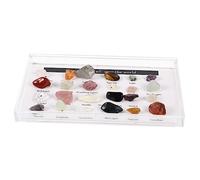 FRCOLOR 3 Juegos De Minerales Naturales Muestras De Cristales Y Piedras Chakra Ciencia Geología Kit Colección De Rocas Metamórficas Minerales De Enseñanza Decoración Del Hogar Adornos De