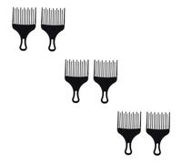 FRCOLOR 3 Juegos De Peines Para Peinar El Cabello Con Anchos Para Hombres Y Mujeres Peines Desenredantes De Plástico Liso 2 Piezas X 3