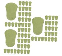 FRCOLOR 3 Juegos De Pie Almohadillas De Ajenjo Para El Cuidado De Los Pies Cuidado Personal Liberate De Toxicos Pegatina De Pie Natural Disminución Del Estrés 32 Piezas * 3