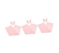 FRCOLOR 3 juegos de soporte de floral, soporte para flores, papel de ramo de flores, bolsa de papel de envolver para ramos de flores, bolsa de papel de embalaje en forma de oreja de conejo para