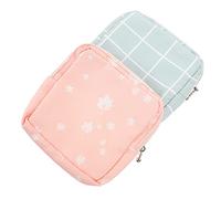 FRCOLOR 3 Juegos Monedero Bolsas Portátiles Handbag De Maletas Shopping Bag Tote Enfriamiento Impermeable El Contenedor De Toallas Sanitarias Bolsa De Período Portátil Algodón 2 Piezas * 3