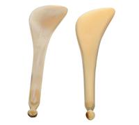 FRCOLOR 3 Juegos Palo De Tendón Tablero De Raspado Facial Masajeador Corporal Cuerno Tablero Guasha Barras De Masaje De Ojos Palo De Masaje De Pies Herramienta De Raspado 2 piezas * 3