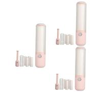 FRCOLOR 3 Juegos Pegatina Rodillo De La Pelusa Champú Para Perros Rodillo De Pelusa Extra Pegajoso Removedor De Pelo De Perro Rodillos De Pelusa Pegajosos Quitapelusas Manual Auto Abs Rosa