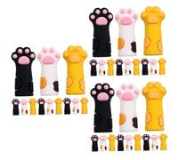 FRCOLOR 3 Juegos Tijeras De Manicura Para Cutículas. Cubierta De Pinza Cubierta Del Mango De La Pinza Para Cutículas Cubierta De Tijera Cubierta Cortacutículas Gel De Sílice 12 Uds * 3