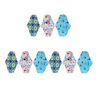 FRCOLOR 3 Juegos Toallas Sanitarias Reutilizables Compresas Con Alas Cuecas Menstruales Toallas Sanitarias De Tela Toallas Higiénicas De Tela Suministros De Enfermería Paño 3 Piezas * 3