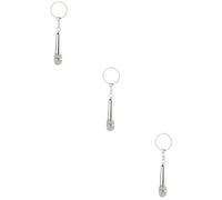 FRCOLOR 3 Llaveros De Micrófono De Simulación Llaveros De Micrófono os De Música os De os De os De os De