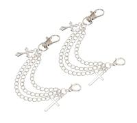 FRCOLOR 3 Pares Decorativas para Mujer Multi Capa con Colgante Accesorios para Decorativo