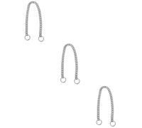 FRCOLOR 3 Piezas 20 De Metal para Perro Mascota Sabueso Santo Correa para Perros Correa De Cachorro Cadena De Cuello De Perro Chains Cadena Cuerda Acero Inoxidable