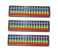 FRCOLOR 3 Piezas Abaco Infantil de Dígitos Color Juguete Educativo para Aprendizaje de Aritmética Desarrollo Mental para Pack de Unidades