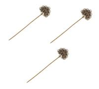 FRCOLOR 3 Piezas Aguja Para Pasar Llave Herramienta Accesorios Chincheta De Palos De Póquer De Conveniente Ponche De Sorteo De Póquer De Cobre