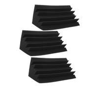 FRCOLOR 3 Piezas Algodón Aislante Acústico Trampas De Graves Para Pared Panel Absorbente De Sonido Relleno De Pared Unidades Para Esquinas Paneles Insonorizantes