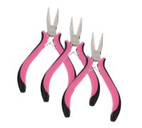 FRCOLOR 3 Piezas Alicates para Crimpar Cuentas Herramienta Profesional para Extensiones de Cabello Fusión Removedor de Cuentas de Extensiones de Cabello Alicates para Quitar Casa