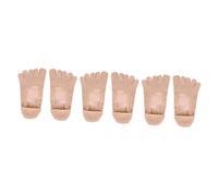FRCOLOR 3 Piezas Almohadilla De Silicona Para Los Pies Calcetines De Gel Calcetines De Tacón Alto Calcetines De Calcetines Hidratantes Cojín Del Antepié Calcetines Piel Seca Medias