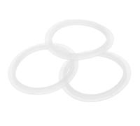 FRCOLOR 3 Piezas Anillo de Montaje para Lavabo de Baño de Goma White, Junta de Sellado Resistente para Fregadero, Accesorio Adecuado para Reparación y Protección en Baños
