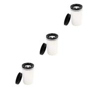 FRCOLOR 3 Piezas bote limpiador de cepillos para uñas contenedor de limpiador de cepillos de uñas cubeta para lavar bolígrafos tazas de lavado Taza de lavado de pluma gel cepillar