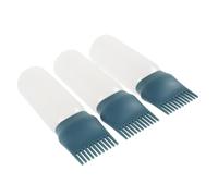 FRCOLOR 3 Piezas Botella De Crema De Tinte Para El Cabello Aplicador De Peluquería Botella Aplicadora De Peine De Raíz Aplicador De Aceite Para El Cabello El Plastico