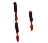 FRCOLOR 3 Piezas Cepillo Afeitar Facial Peine Cepillo Peluqueria Cepillo Limpieza Brocha Afeitar Cara Cepillo Pelo Bebé Hombre Madera Cabello Cepillo Masaje