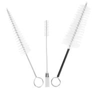 FRCOLOR 3 piezas Cepillo de Limpieza para Flauta y Saxofón Herramienta Práctica para Boquilla Cerdas Suaves Compacto para de Instrumentos de Viento