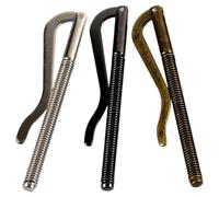 FRCOLOR 3 Piezas Clip de Dinero Metálico con Práctico de Colores Níquel y Negro para Oficina y Organización de Billetes y Tarjetas