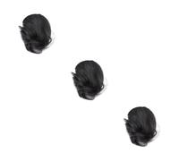 FRCOLOR 3 Piezas clip de pelo de mujer con flecos hair clips horquillas moño hair bow hair pin pasador pelucas flequillo frontal explosión de cabello de mujer lindo extensiones de cabello