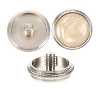 FRCOLOR 3 Piezas Cubierta del Botón Reemplazo de Botón de Trompeta para Trompetista Tapas de Teclas de Trompeta de Repuesto Botones de Dedo Incrustaciones Accesorios para Instrumentos