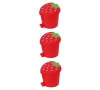 FRCOLOR 3 piezas de juguetes para pájaros juguetes educativos juguetes divertidos cubo de basura juguete ninfa juguete juguete loro juguete basura rompecabezas accesorios loro